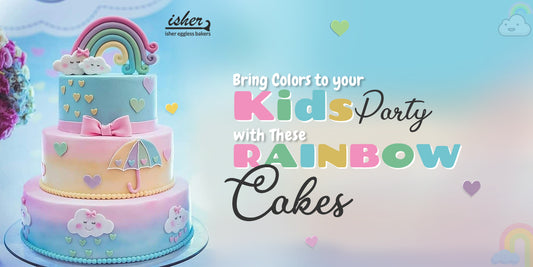 BRING COLORS TO YOUR KIDS PARTY WITH THESE RAINBOW CAKES