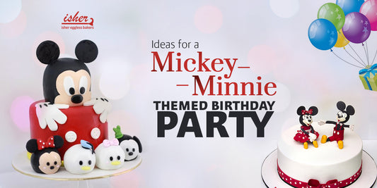 IDEAS FOR A MICKEY-MINNIE THEMED BIRTHDAY PARTY