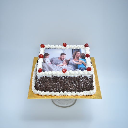 Blackforest Edible Image Cake( Can be  personalized)