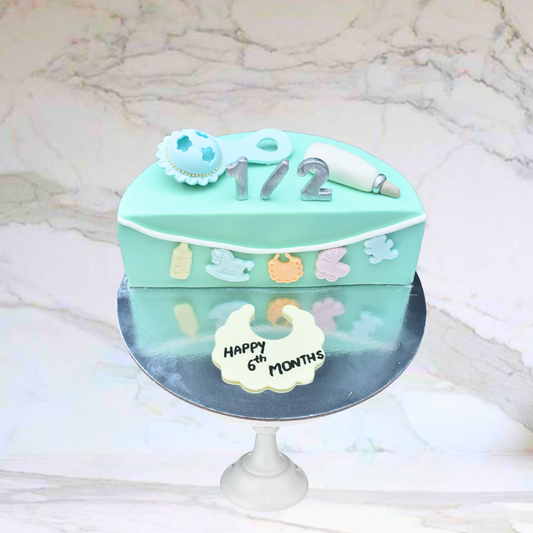 Half Birthday/ Baby shower Cake (Available in Buttercream Only)