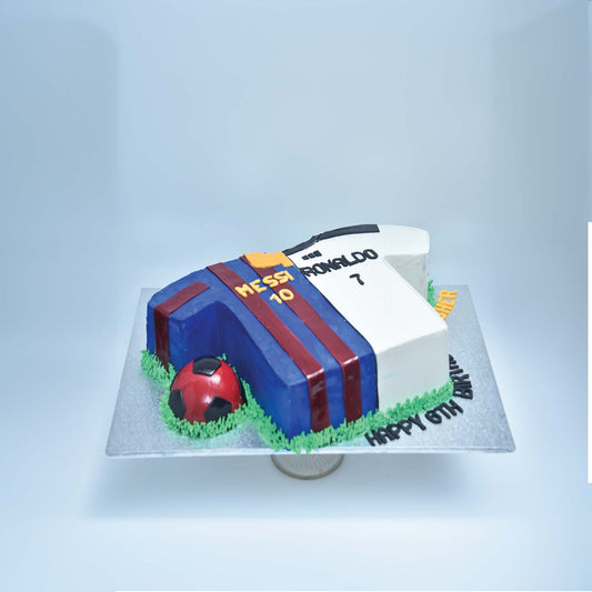 Soccer Guernsey Cake (Available in Buttercream Only)