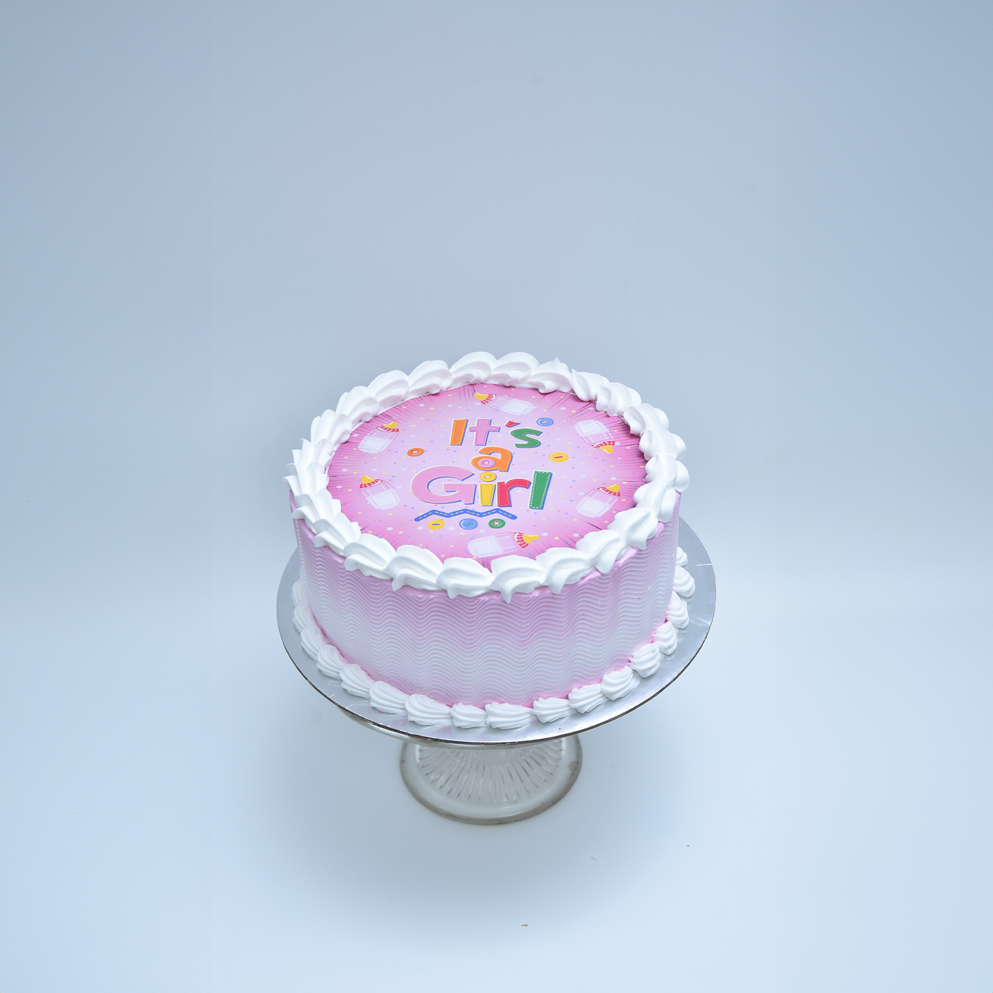 It's A girl Photo Cake  ( Can be Personalized)