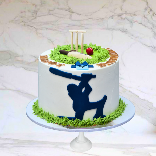 Cricket Theme cake (Available in Buttercream Only)