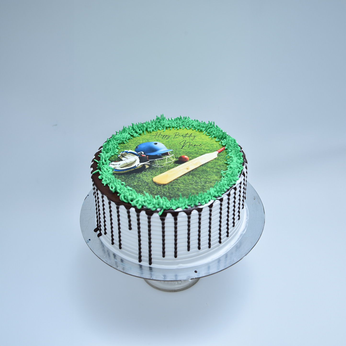 Cricket Edible Image Cake ( Can be  personalized)