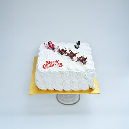 Snowy Sleigh Ride Cake