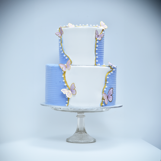 Vegan Fluttering Lavender dream 2 tier