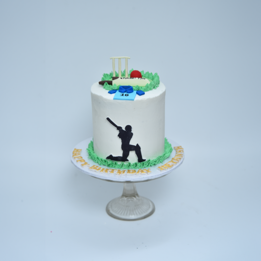 Vegan Cricket Star Cake