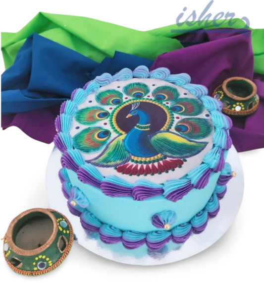 Peacock Cake