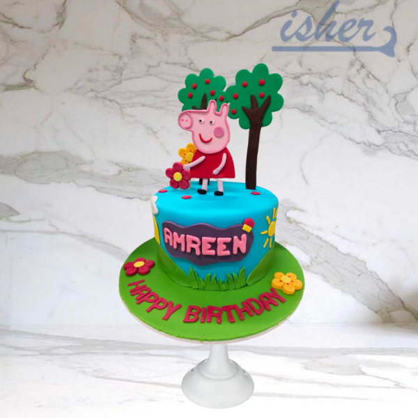 Peppa’s Playtime Delight Cake (Available In Fondant Or Buttercream Icing) Boss Baby