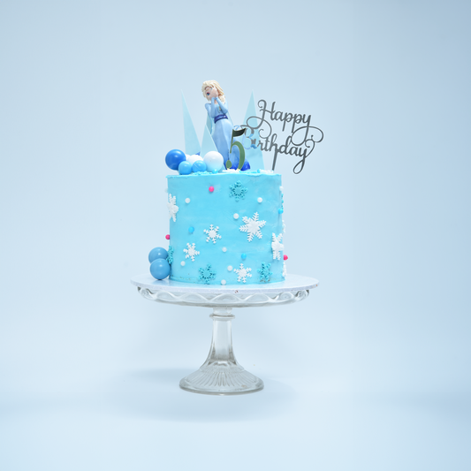 Snowflake Splendor Cake (Available in fresh cream icing or Buttercream)