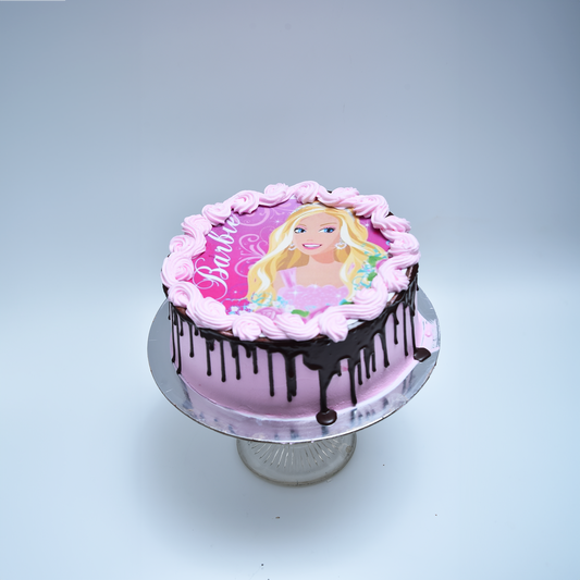 Barbie Edible Image cake ( Can be Personalized)